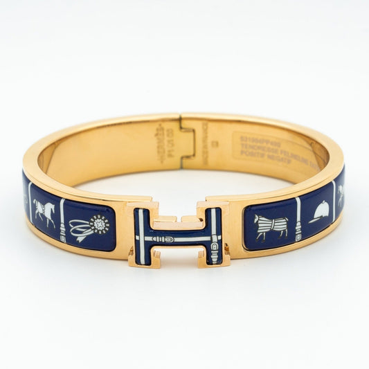 [Glow Jewelry]H BRACELET BLUE CERAMIC