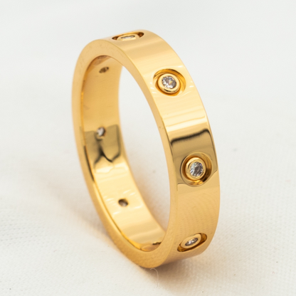 ¡®Glow Jewelry¡¯LOVE RING 3.6MM 8 DIAMONDS