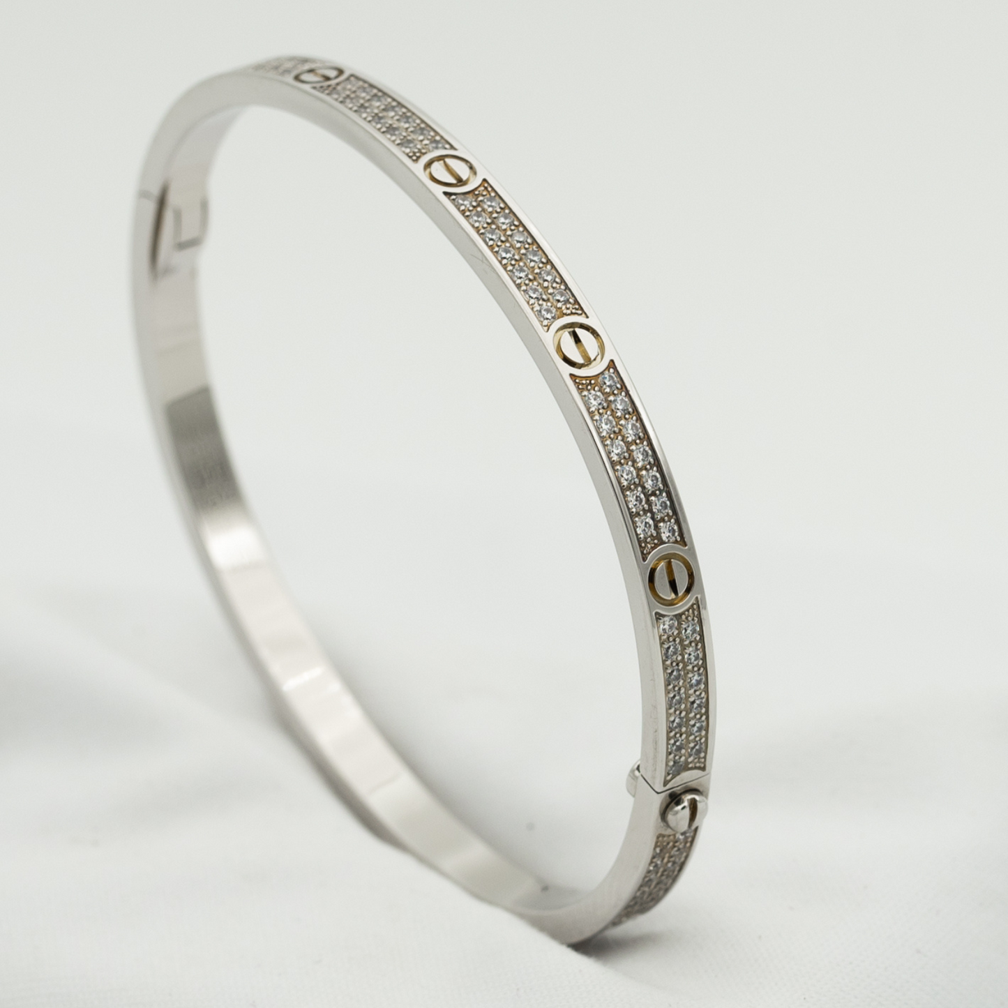 ¡®Glow Jewelry¡¯LOVE BRACELET 3.65MM DIAMOND-PAVED