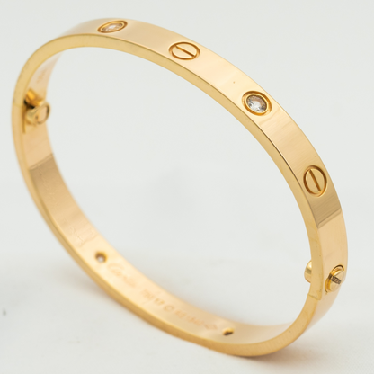 ¡®Glow Jewelry¡¯LOVE BRACELET 6.1MM 4 DIAMONDS