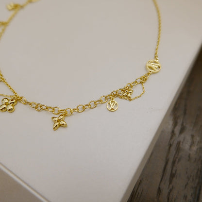 ¡®Glow Jewelry¡¯BLOOMING SUPPLE NECKLACE BRASS