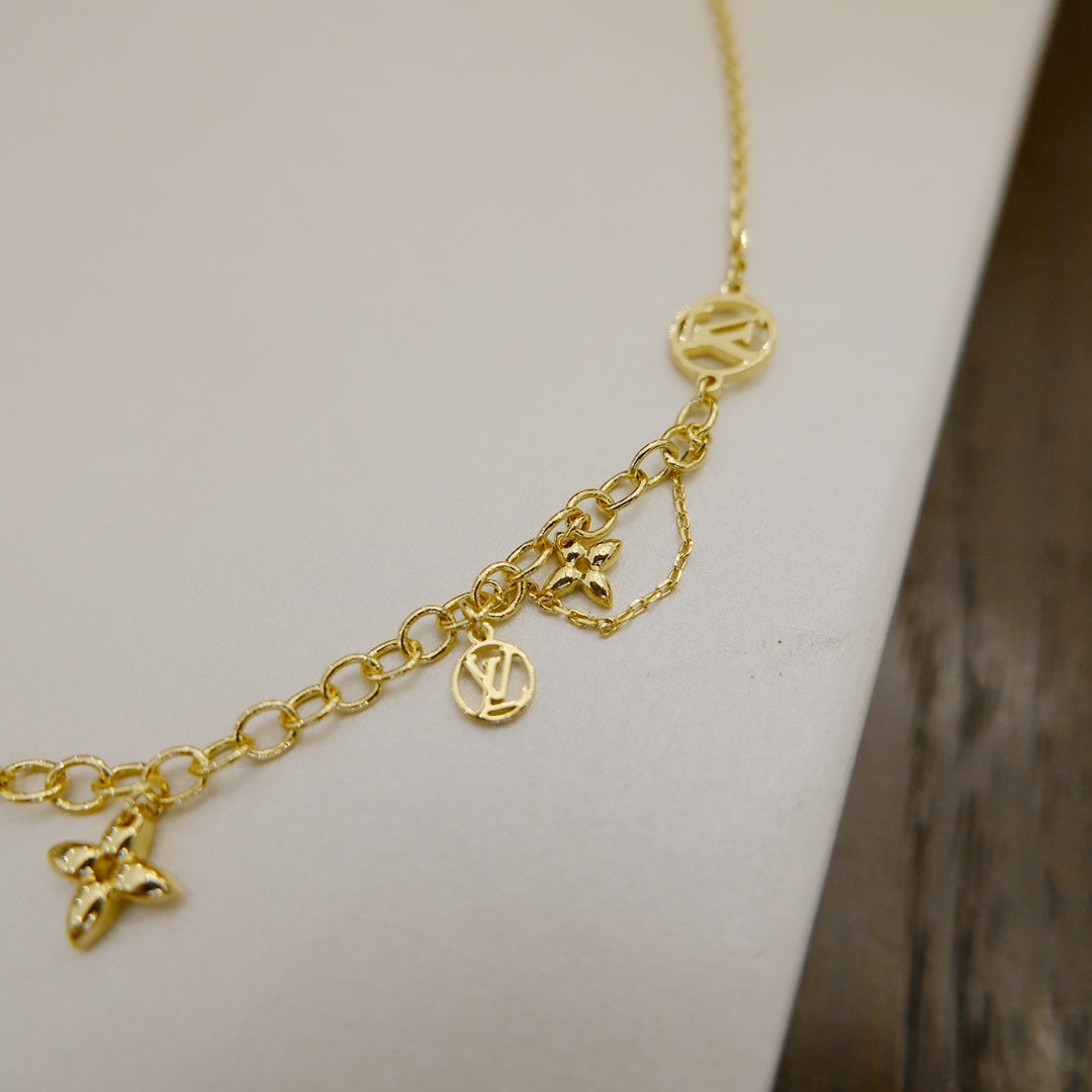 ¡®Glow Jewelry¡¯BLOOMING SUPPLE NECKLACE BRASS