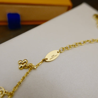 [Glow Jewelry]BLOOMING SUPPLE NECKLACE BRASS
