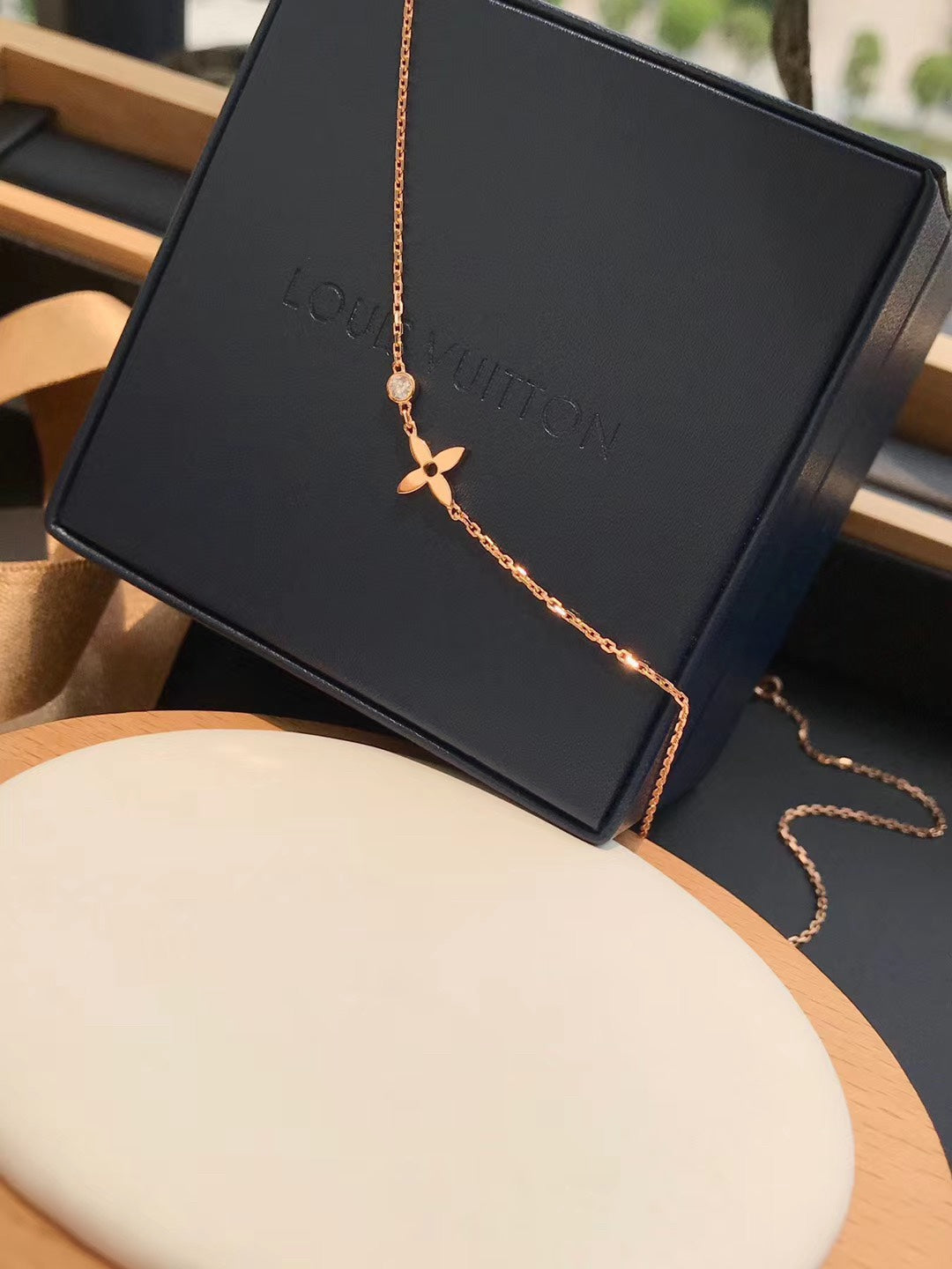[Glow Jewelry]BLOSSOM PENDANT PINK GOLD AND DIAMOND