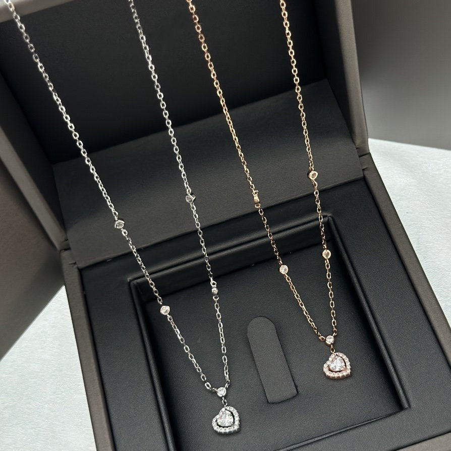 [Glow Jewelry]JOY HEART DIAMOND NECKLACE