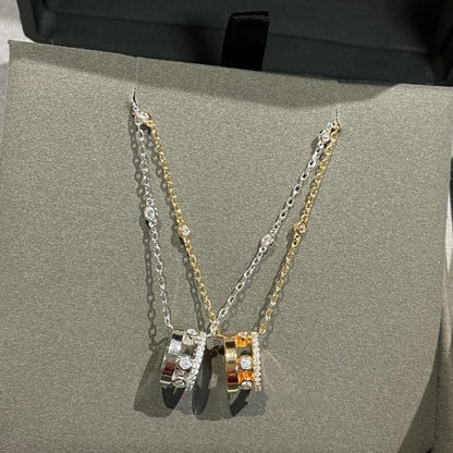 [Glow Jewelry]CHAIN MOVE ROMANE PEDAND NECKLACE