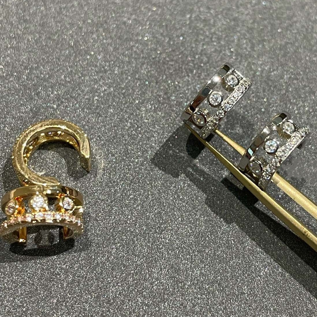[Glow Jewelry]MOVE ROMANE EARRINGS DIAMOND