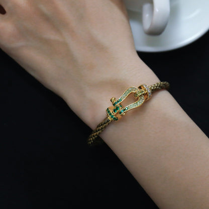 ¡®Glow Jewelry¡¯FORCE 10 GOLD GREEN DIAMOND PAVED