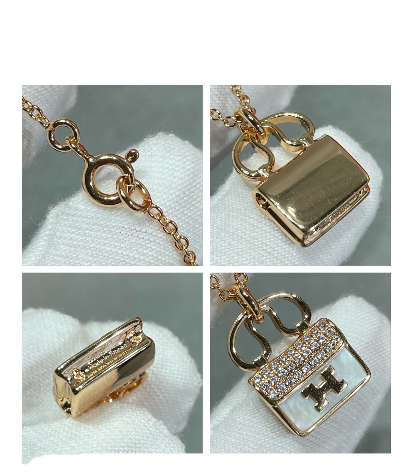 ¡®Glow Jewelry¡¯H CIRCE MOISSANITE PENDANT NECKLACE GOLD