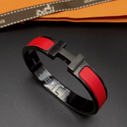 Glow Jewelry CLIC HM SO ブラックレッドブレスレット