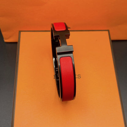 Glow Jewelry CLIC HM SO ブラックレッドブレスレット