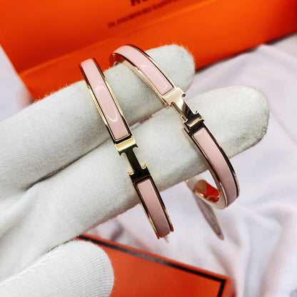 [Glow Jewelry]CLASSIC HM CLIC  PINK 8MM ENAMEL BRACELET
