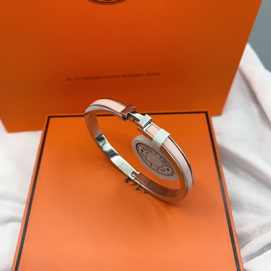 [Glow Jewelry]CLASSIC HM CLIC  PINK 8MM ENAMEL BRACELET