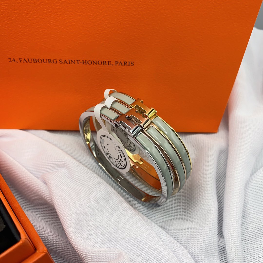 ¡®Glow Jewelry¡¯KLASSISCHES HM CLIC GRÜN 8MM EMAILLE ARMBAND