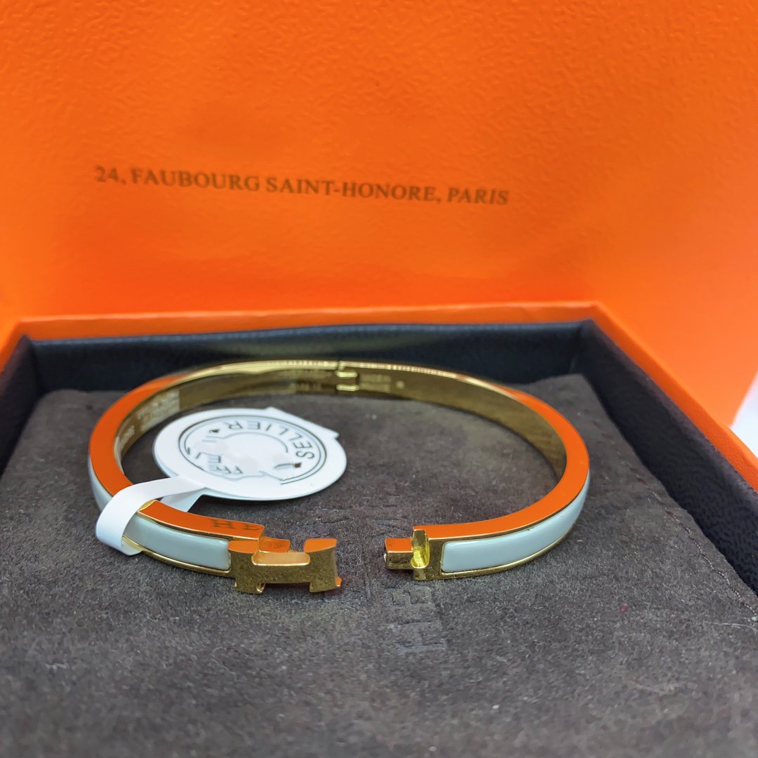 ¡®Glow Jewelry¡¯KLASSISCHES HM CLIC GRÜN 8MM EMAILLE ARMBAND