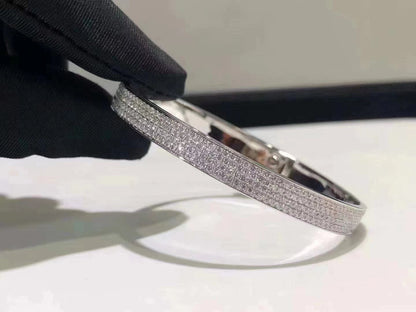 ¡®Glow Jewelry¡¯HM KELLY BRACELET IN SILVER AND FULL PAVE DIAMOND