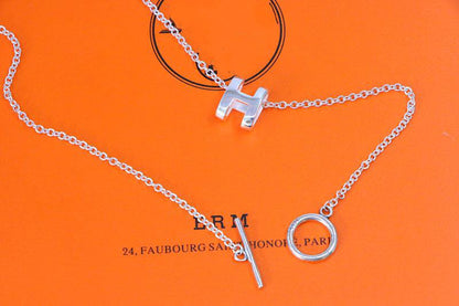 ¡®Glow Jewelry¡¯HM NECKLACE H LETTER OVAL SERIES