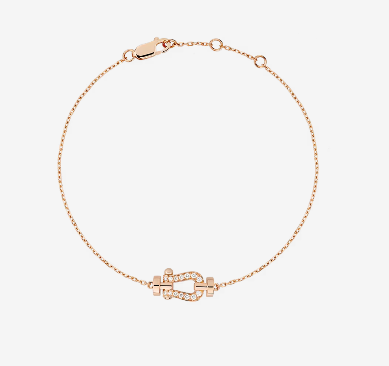 [Glow Jewelry]FORCE 10 FULL DIAMOND BUCKLE CHAIN LINK MINI MODEL