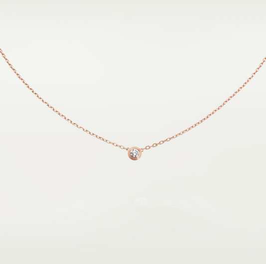 [Glow Jewelry]DAMOUR DIAMOND NECKLACE