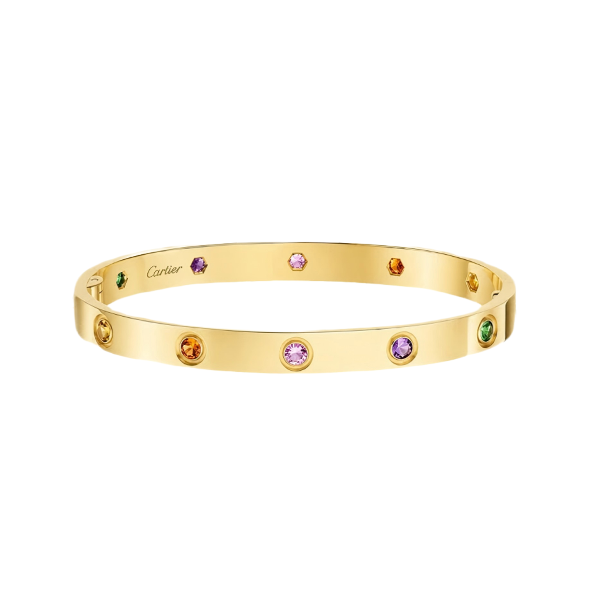 [Glow Jewelry]2026 RAINBOW LOVE BRACELET 6.1MM  10 DIAMONDS