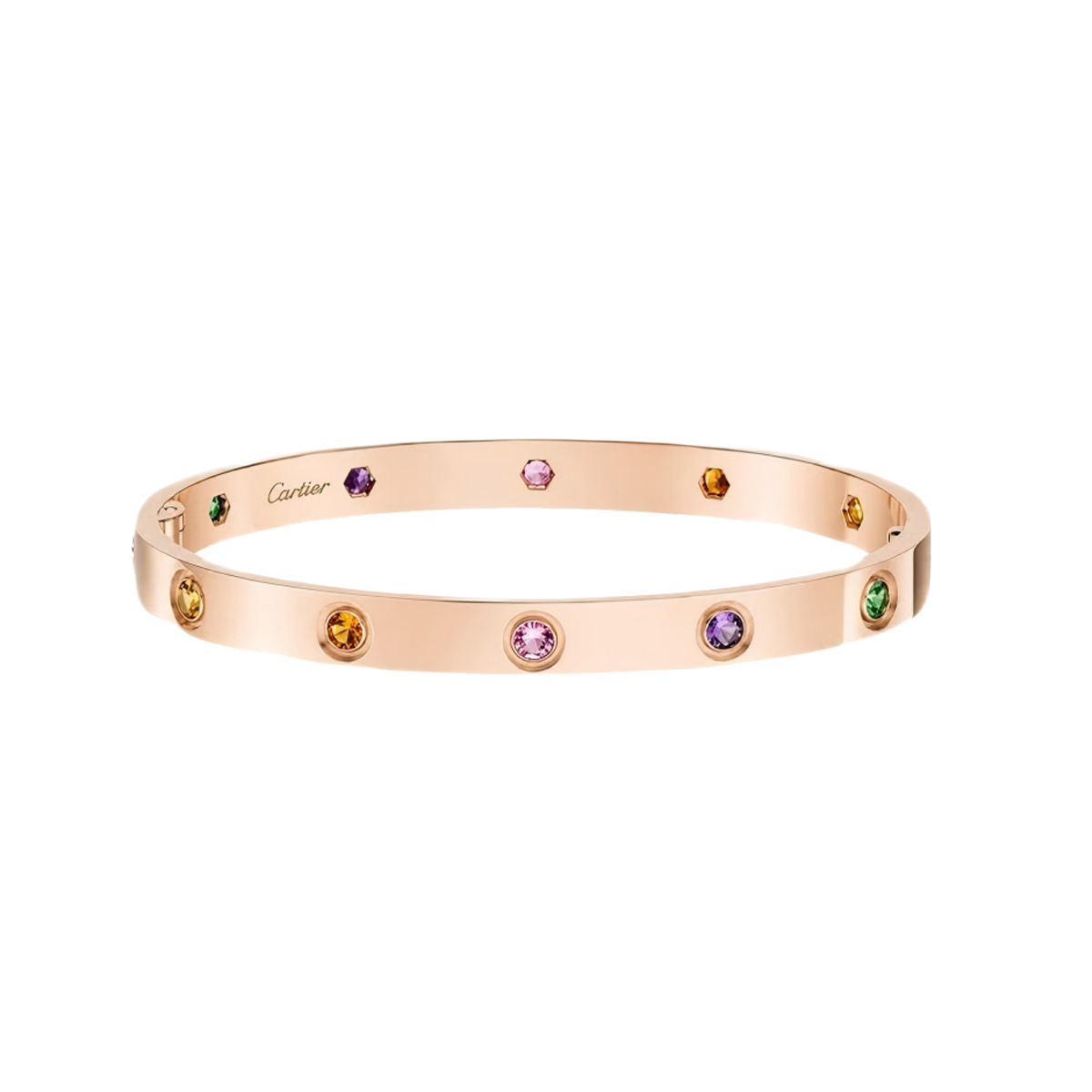 [Glow Jewelry]2026 RAINBOW LOVE BRACELET 6.1MM  10 DIAMONDS