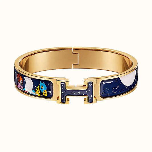 [Glow Jewelry]H STAR AND MOON BRACELET 12MM