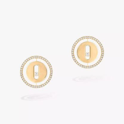 [Glow Jewelry]Lucky Move Diamond Earrings