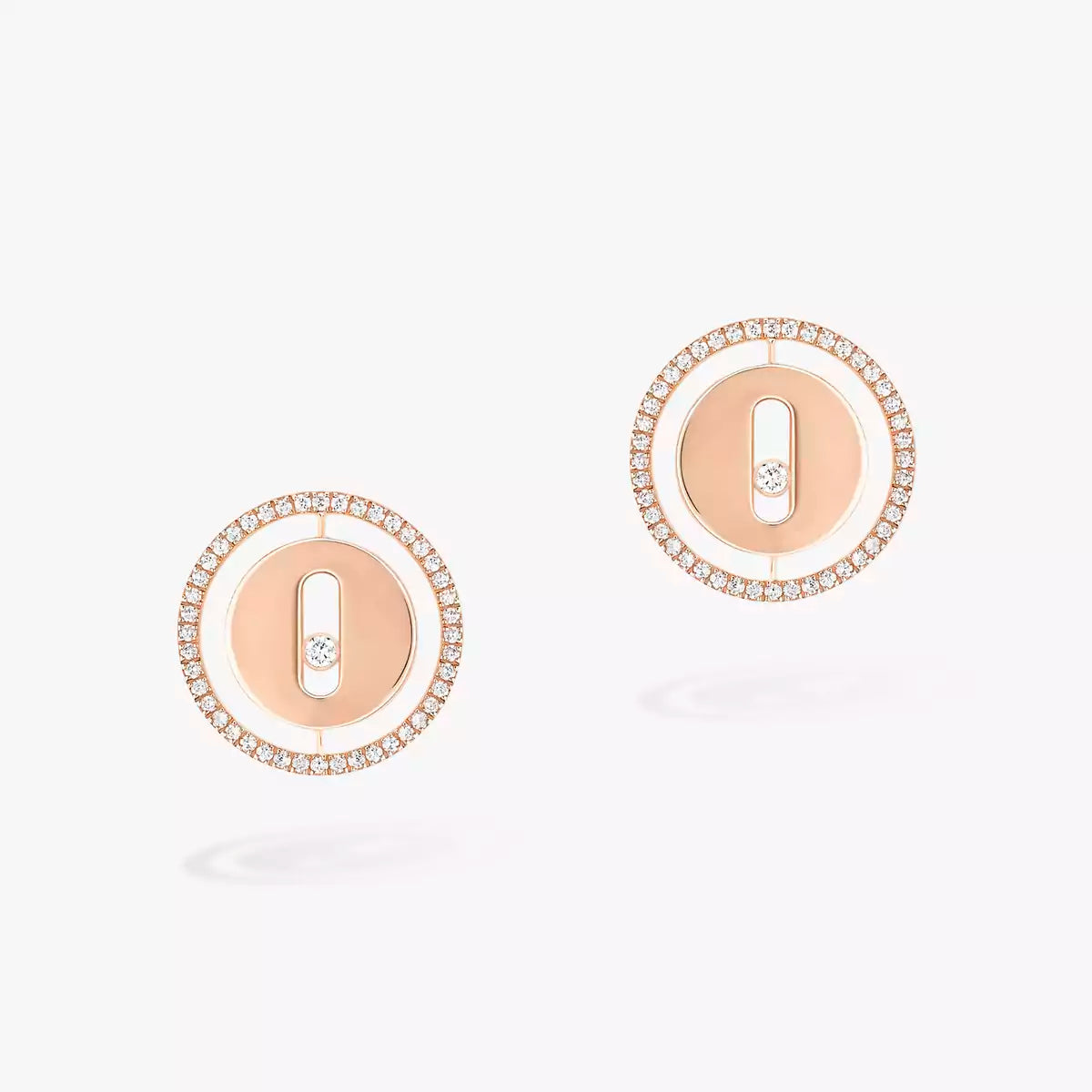 [Glow Jewelry]Lucky Move Diamond Earrings