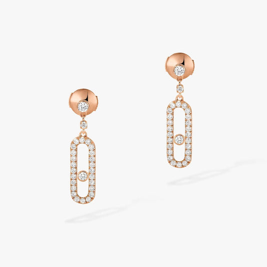 [Glow Jewelry]DORMEUSES MOVE UNO DIAMOND EARRINGS