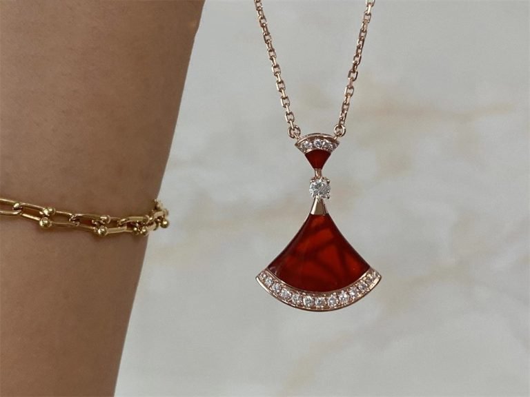 [Glow Jewelry]DREAM NECKLACE CARNELIAN DIAMOND