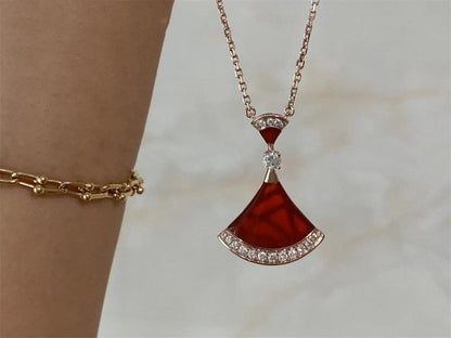 [Glow Jewelry]DREAM NECKLACE CARNELIAN DIAMOND