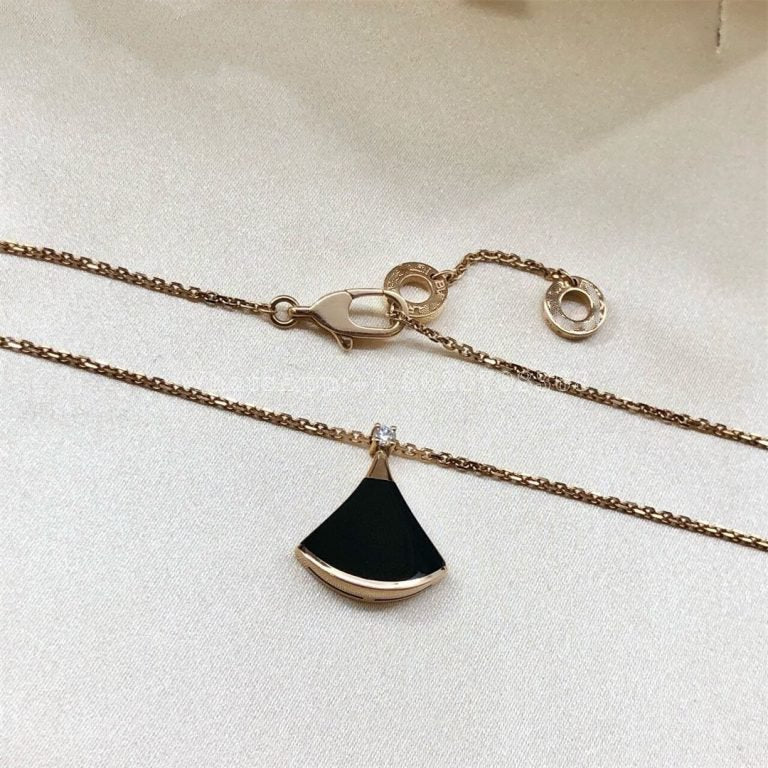 [Glow Jewelry]DREAM NECKLACE ONYX 1 DIAMOND