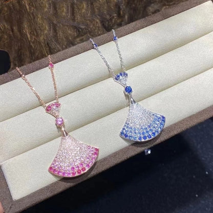 [Glow Jewelry]DREAM NECKLACK DIAMOND PINK GOLD