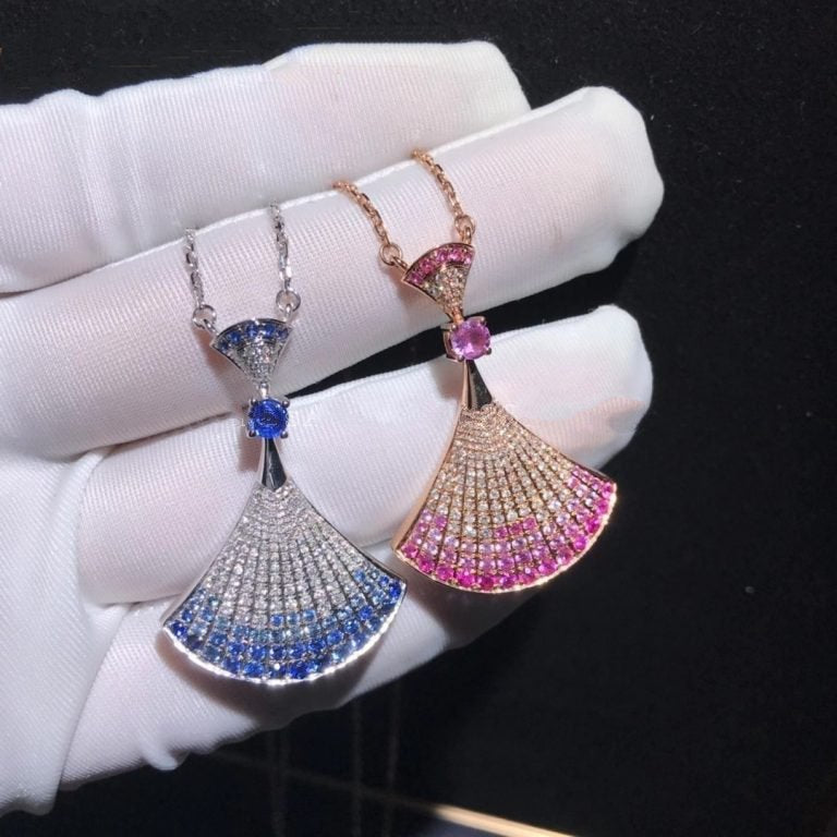 [Glow Jewelry]DREAM NECKLACK DIAMOND PINK GOLD