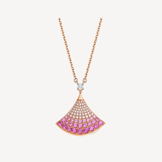 [Glow Jewelry]DREAM NECKLACE PINK GOLD PINK DIAMOND