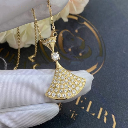 [Glow Jewelry]DREAM NECKLACE GOLD FULL DIAMOND