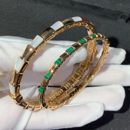 [Glow Jewelry]SERPENTI BRACELET PINK GOLD MOP