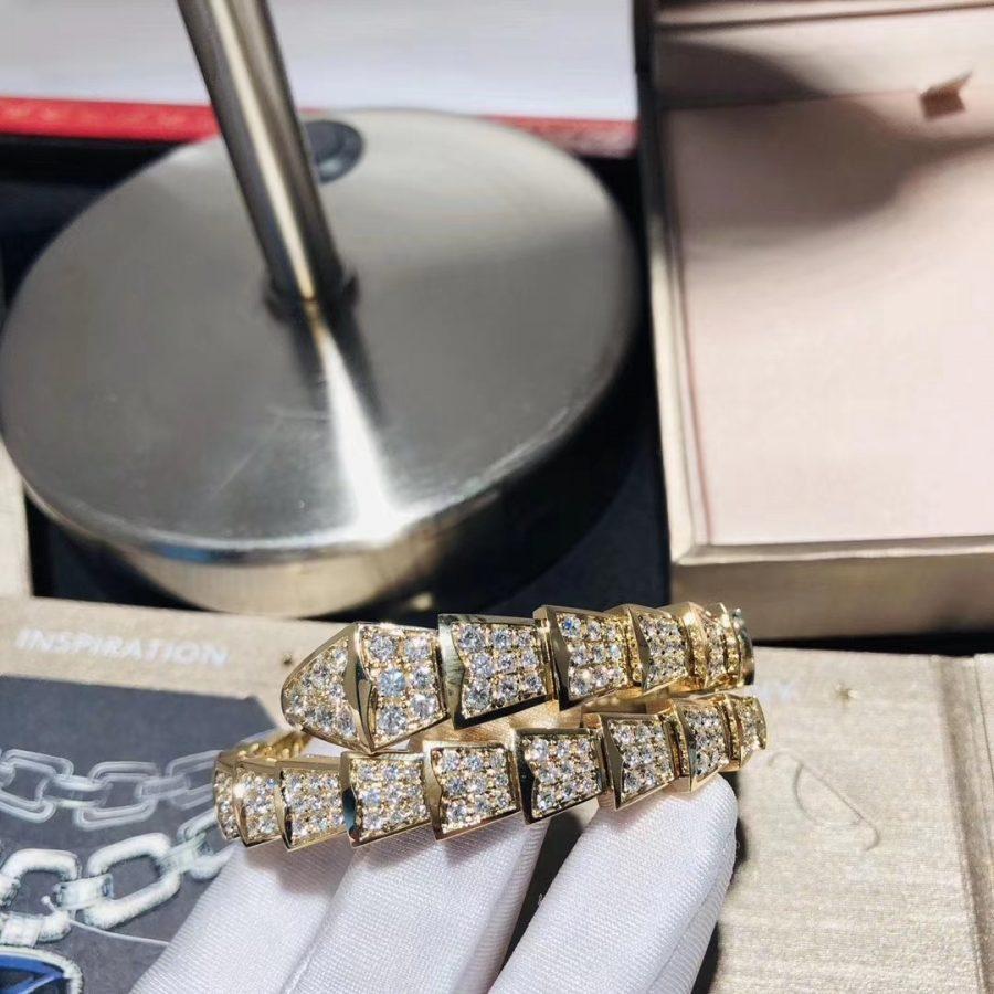 [Glow Jewelry]SERPENTI BRACELET 8MM GOLD DIAMOND