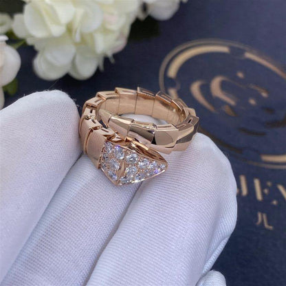 [Glow Jewelry]SERPENTI RING PINK GOLD DIAMOND