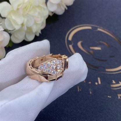 [Glow Jewelry]SERPENTI RING PINK GOLD DIAMOND