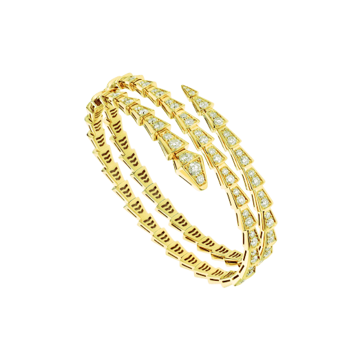 [Glow Jewelry]SERPENTI BRACELET GOLD DIAMOND DOUBLE ROW
