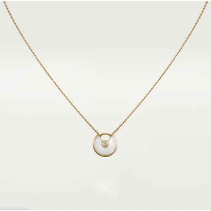 [Glow Jewelry]AMULETTE ROSE GOLD MOP NECKLACE