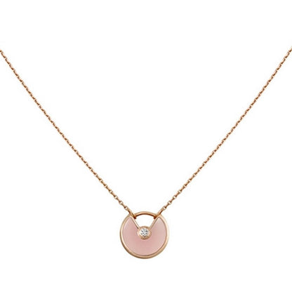 ¡®Glow Jewelry¡¯AMULETTE ROSE GOLD PINK MOP NECKLACE