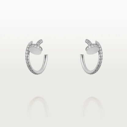 [Glow Jewelry]JUSTE EARRINGS 12.75MM SILVER DIAMOND