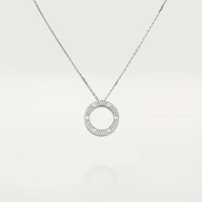 [Glow Jewelry]LOVE NECKLACE ADJUSTABLE SILVER