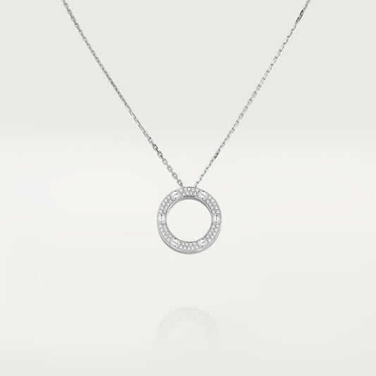 [Glow Jewelry]LOVE NECKLACE ADJUSTABLE SILVER