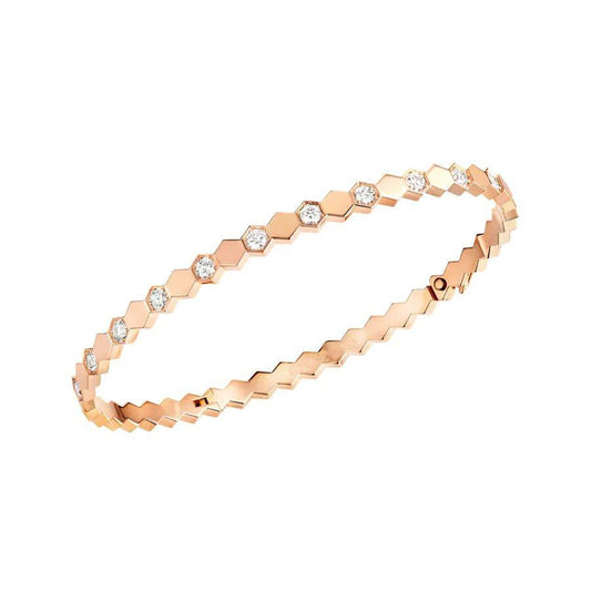 ¡®Glow Jewelry¡¯BEE LOVE PINK GOLD DIAMOND BRACELET