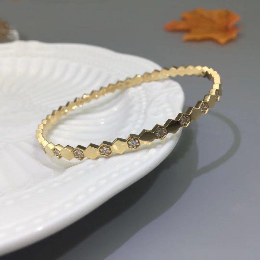 ¡®Glow Jewelry¡¯BEE LOVE GOLD DIAMOND BRACELET
