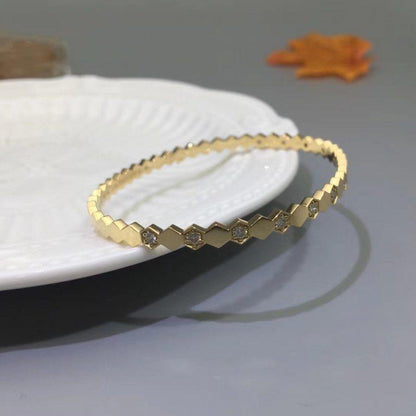 [Glow Jewelry]BEE LOVE GOLD DIAMOND BRACELET
