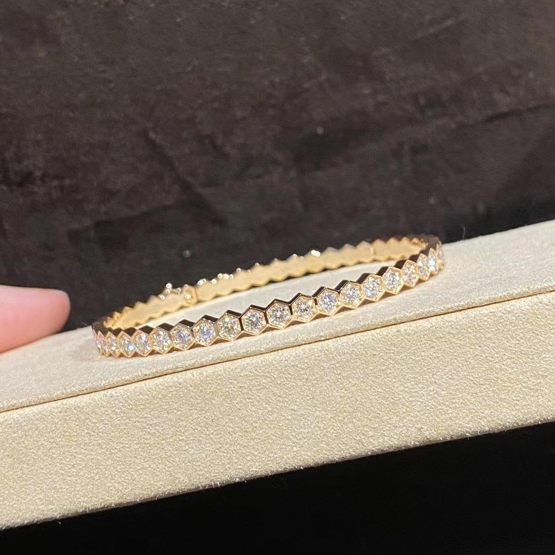 [Glow Jewelry]BEE LOVE GOLD BRACELET FULL DIAMOND